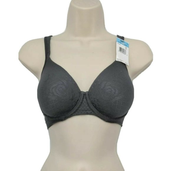Bali Womens Bra Revolution Foam Underwire Cool Comfort Black Size 34C NEW - Picture 1 of 12